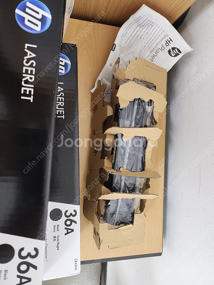 HP 정품 36A cb436a 프린터 토너 새상품--2
