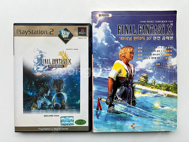 플스2 PS2 파이널판타지 10 타이틀+완전공략본 영구...--0