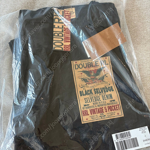rrl 빈티지파이브포켓 블랙온블랙 34X30 새상품