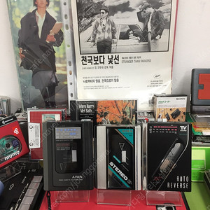 워크맨 정크품 3대 일괄판매:Aiwa HS-P55(앞면 실금 있음)+Aiwa TR-9+Sanyo JJ-R2 /무료 배송