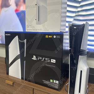 플스5 프로 ps5 pro 디스크 받침대 포함
