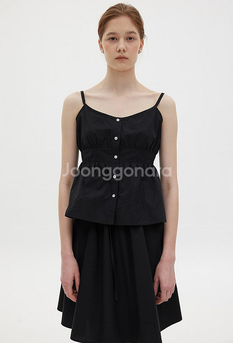 오어 ORE Shirring Sleeveless BL ...--3