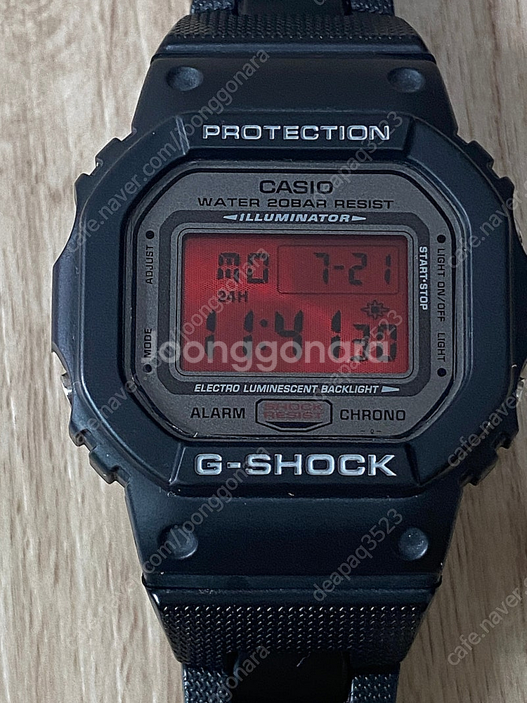 지샥 쥐샥 DW-5000ml 20주년 레드샤이닝 판매합...--0