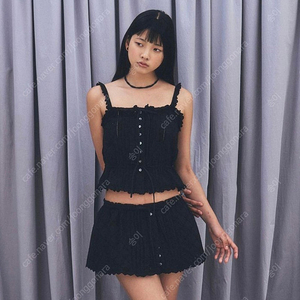 그로브 grove COY LACE SLEEVELESS 셋업