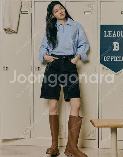 빈폴 여성 버뮤다 데님 팬츠 26인치--0