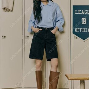 빈폴 여성 버뮤다 데님 팬츠 26인치