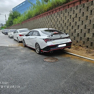 아반떼N 18인치 휠 두짝 삽니다.