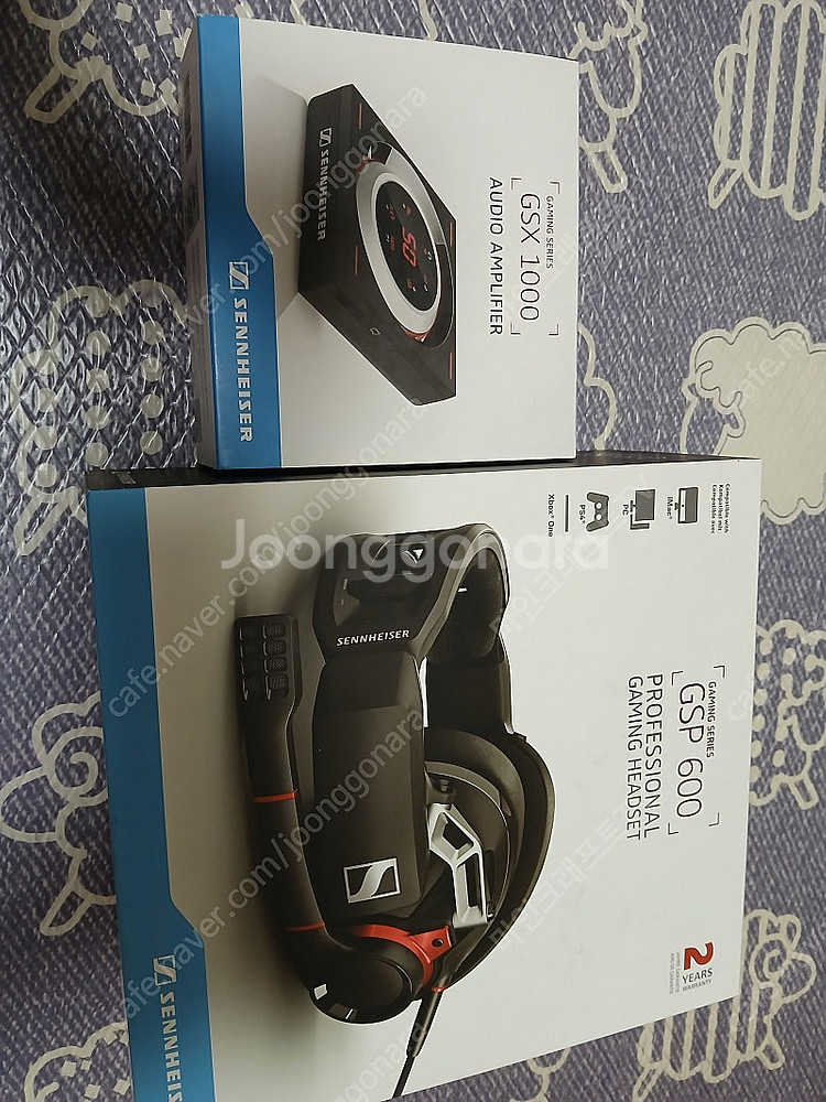 젠하이저 gsp600 게이밍 헤드셋+gsx1000 앰프--0
