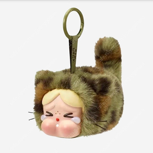 팝마트 크라이베이비 표범 냥이 시리즈 바이닐 플러시 펜던트 네온 / 카모 냥이 (개봉 박스)