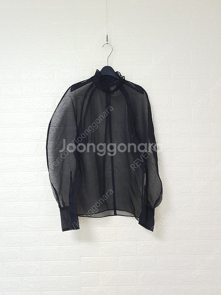 몽또또 MONTTOTTO 오간자 시스루 블라우스 사이즈 55~66--1