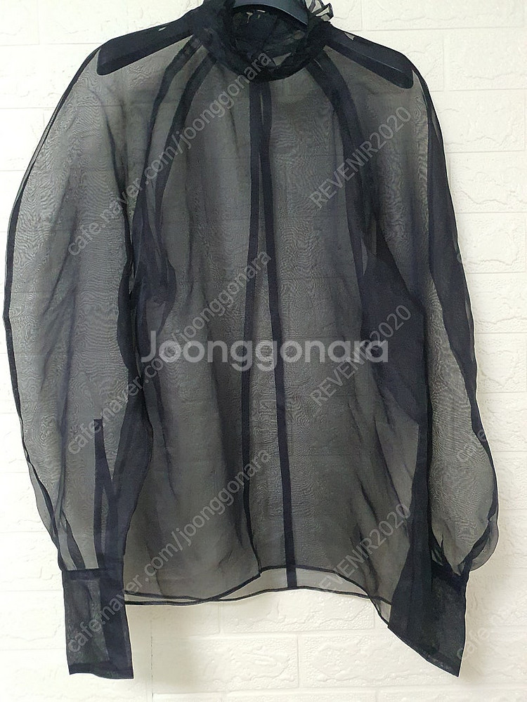 몽또또 MONTTOTTO 오간자 시스루 블라우스 사이즈 55~66--2