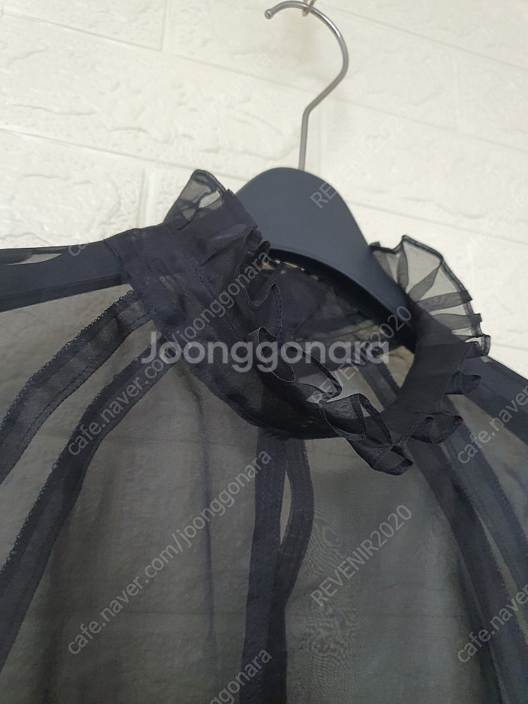 몽또또 MONTTOTTO 오간자 시스루 블라우스 사이즈 55~66--3