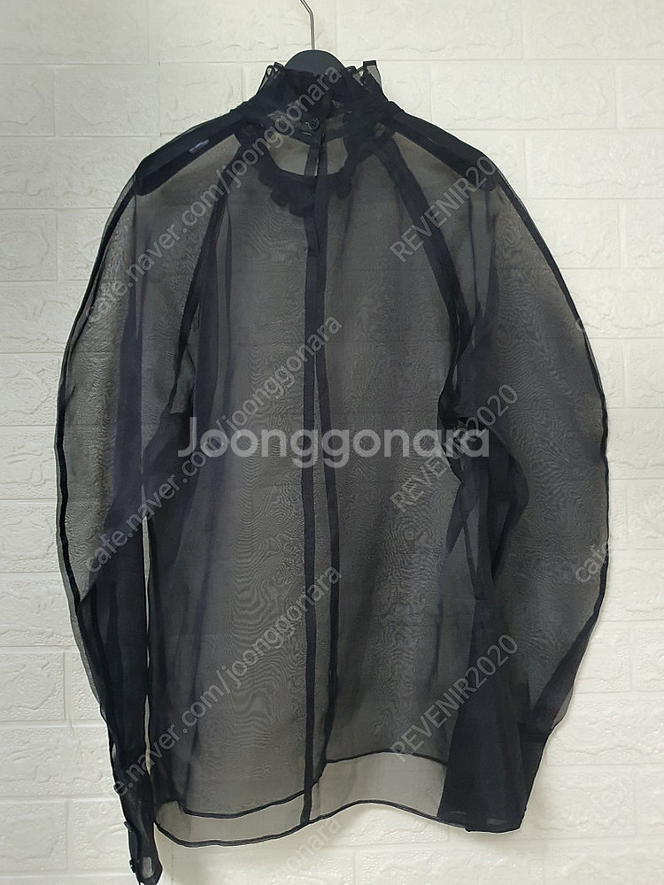 몽또또 MONTTOTTO 오간자 시스루 블라우스 사이즈 55~66--5