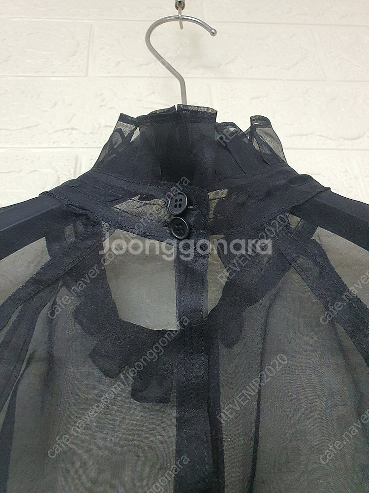 몽또또 MONTTOTTO 오간자 시스루 블라우스 사이즈 55~66--6