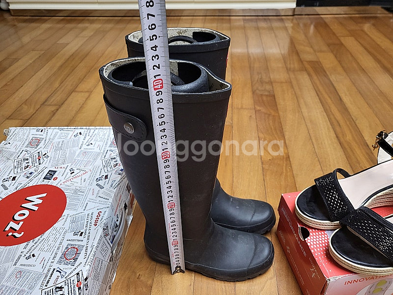 이탈리아 와즈 woz 레인부츠 235~240mm 모두일...--1