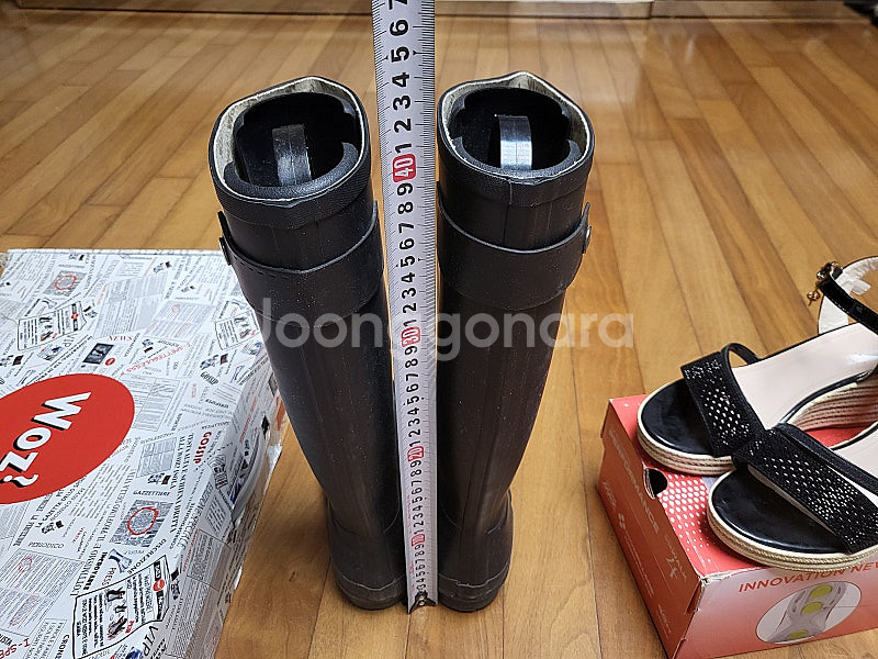 이탈리아 와즈 woz 레인부츠 235~240mm 모두일...--2