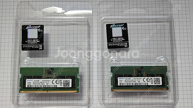 DDR5 8gb 5600 노트북 메모리 2개 판매합니다...--0