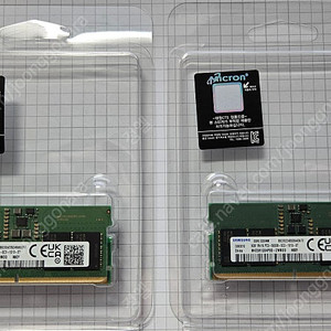 DDR5 8gb 5600 노트북 메모리 2개 판매합니다.