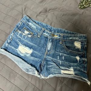 데님 핫팬츠 s