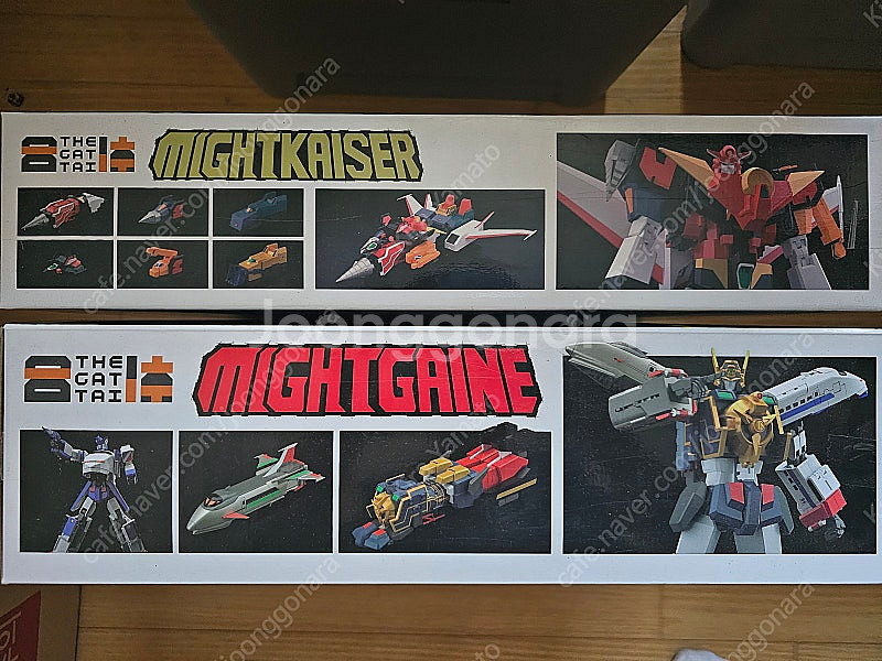 더합체 마이트가인&마이트카이저(개봉품 특전포함)+마이트건너&카이저캐리어(미개봉품 특전포함) 팝니다.--5