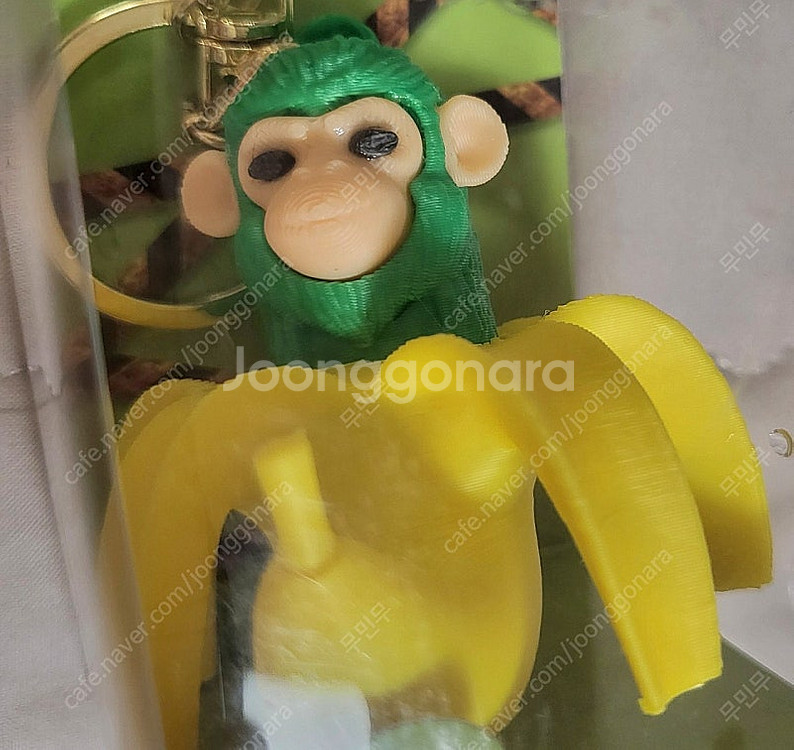브레인롯 바나나 원숭이 피규어 키링--3
