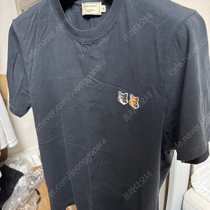 메종키츠네 더플폭스 반팔 네이비 m사이즈