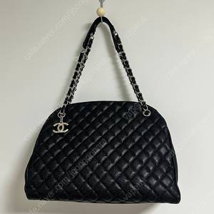 Chanel 샤넬 정품 캐비어 마드모아젤 볼링백 숄더백 빅백