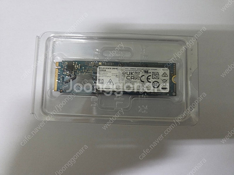 키오시아 M.2 1테라 ssd 와 외장케이스 팔아요--0