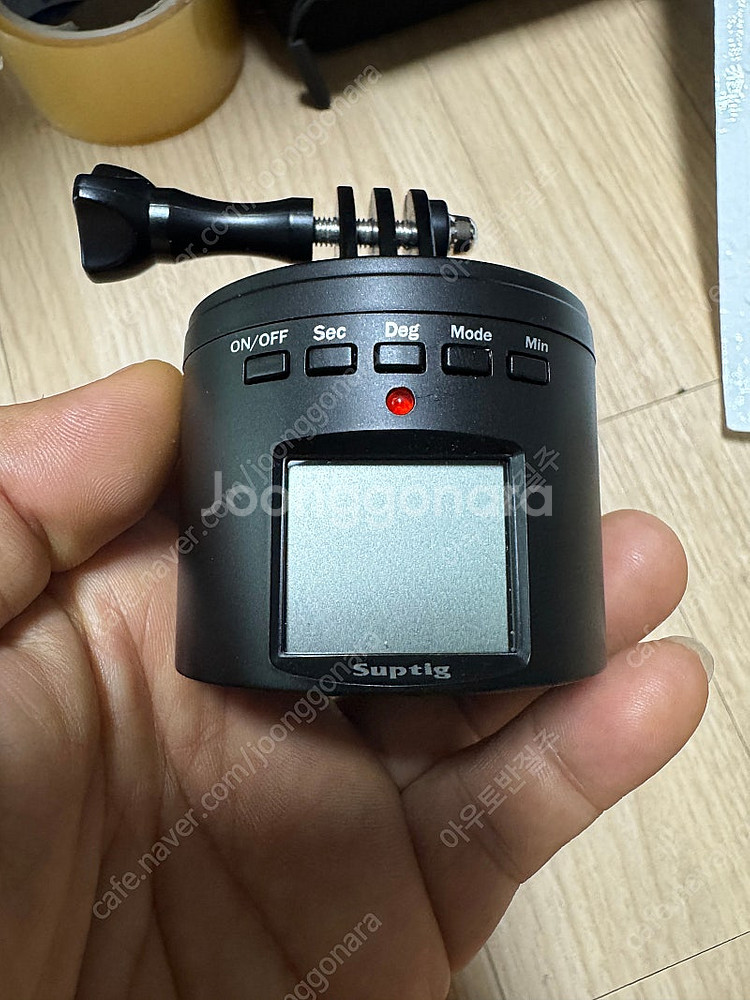 고프로 360도 자동 회전 삼각대 헤드 새상품--1