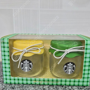 스타벅스 스프링 미니 글라스 컨테이너 세트(2EA)새상품 미개봉