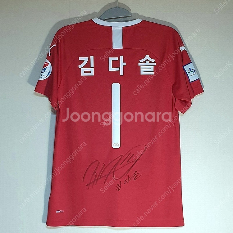 수원 삼성 블루윙즈 2019 골키퍼 2nd 반팔--1