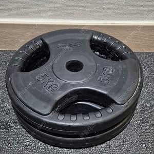 (택포) 5KG * 2장 바디엑스 경량 고무 원판 바벨 플레이트