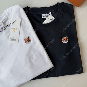 새상품 정품)메종키츠네 폭스헤드 레귤러 반팔 티셔츠