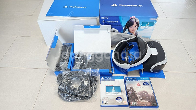 ps4 vr 서머레슨 히카리 번들 셋트, 파포인트 일괄--3