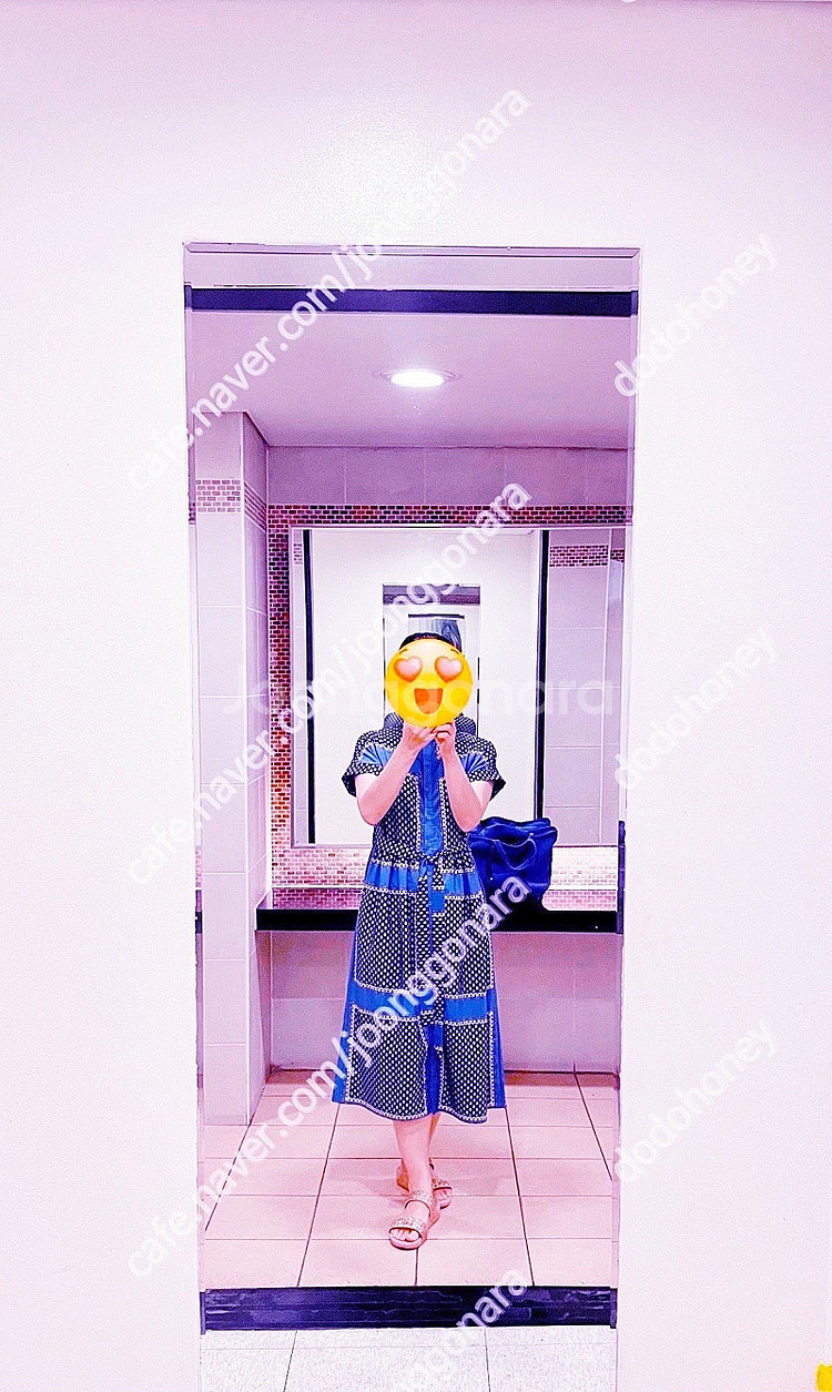 패턴 원피스-가격내림--0