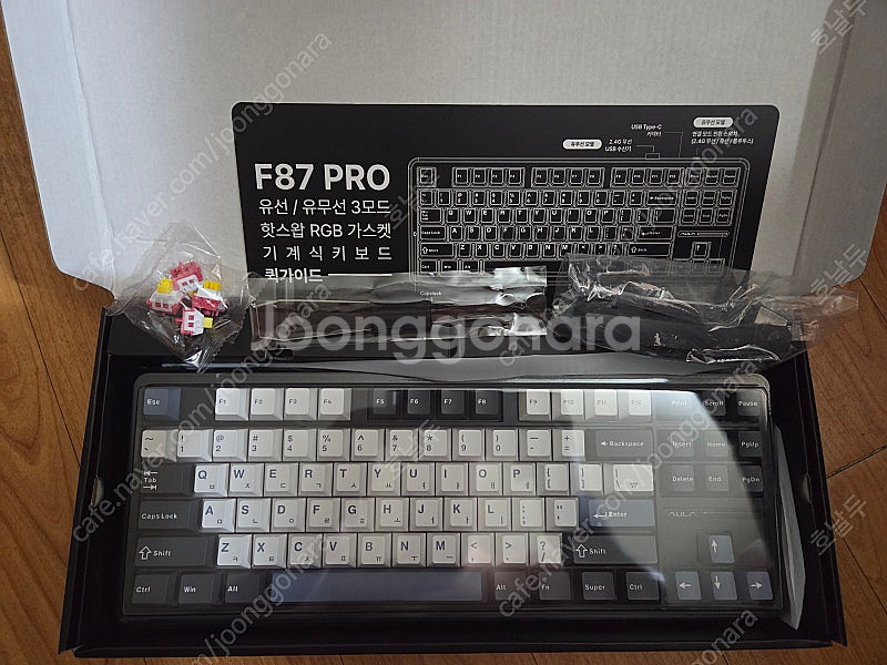 독거미 F87 Pro 인디고 블랙 한글정발판 황축 팝니...--0