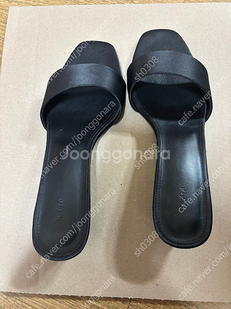 르에떼 le ete 키튼힐 뮬 샌들 255--6