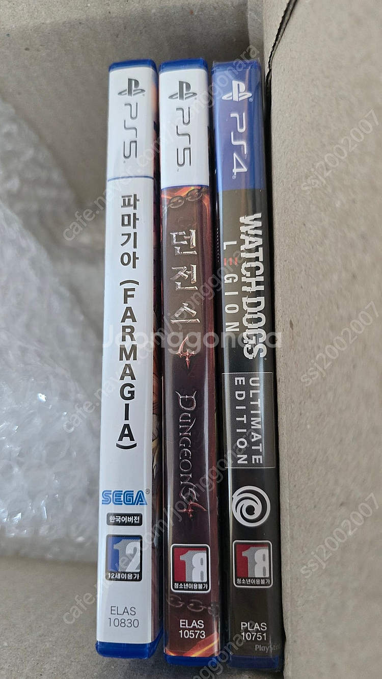 ps4 ps5 게임 팝니다(파마기아/던전스4/와치독리전...--0