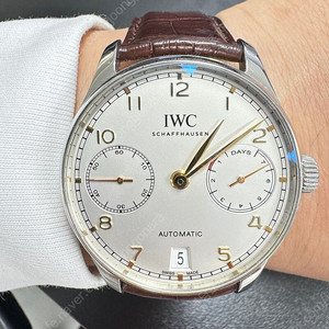 IWC 부엉이 세븐데이즈 골드핸즈 판매 및 교환합니다. (롤렉스 OP 등)