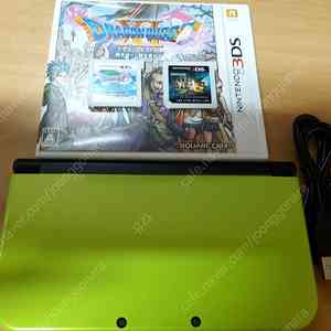 닌텐도 NEW 3DS LL XL 그린색상 일판 팝니다. 드퀘11 몬헌4G