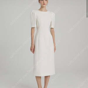 플로움 블루밍 화이트 원피스 M