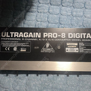 베링거 ADA8000(ADA8200 구형) 8채널 마이크 프리앰프