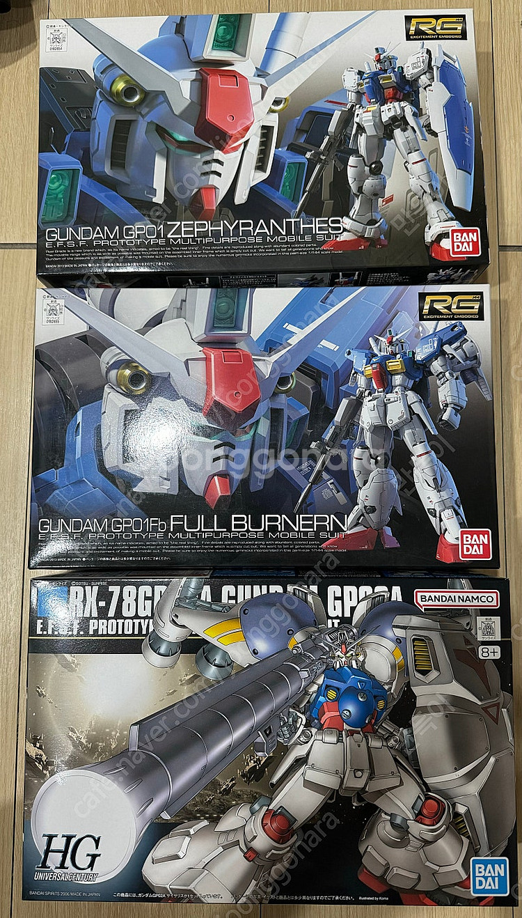 반다이 RG GP01 제피렌서스, 풀버니언, HG GP...--0