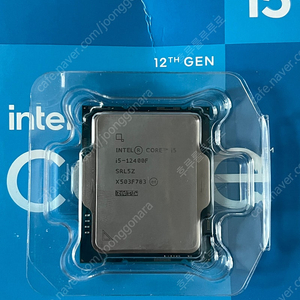 인텔 i5-12400f cpu 판매합니다