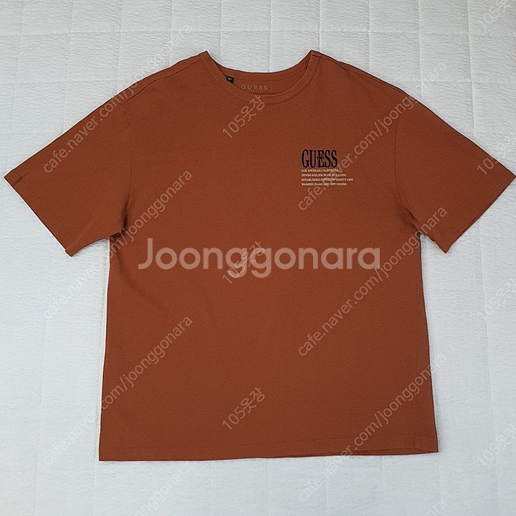 게스 오버핏 반팔티 남자105--0