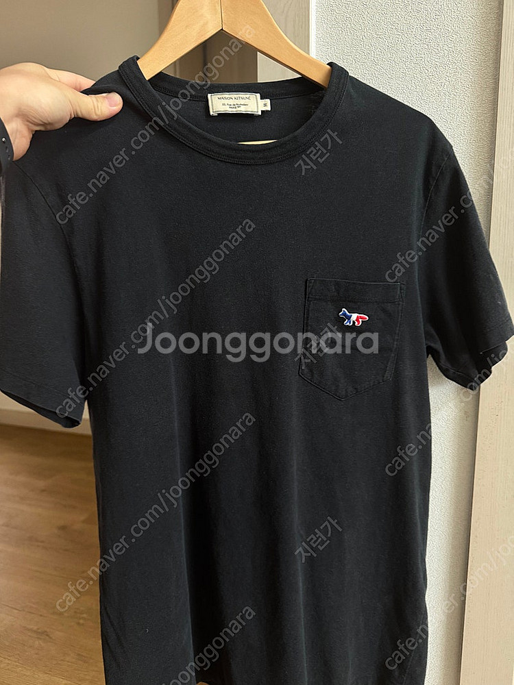 메종키츠네 폭스헤드/트리컬러 반팔 (2장)--3