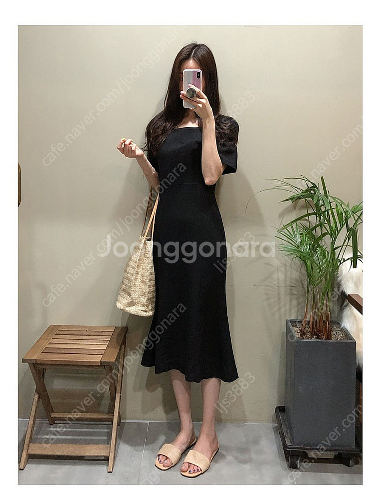 로즈베이 유메르 스퀘어머메이드원피스 / 새제품 / 각 ...--0