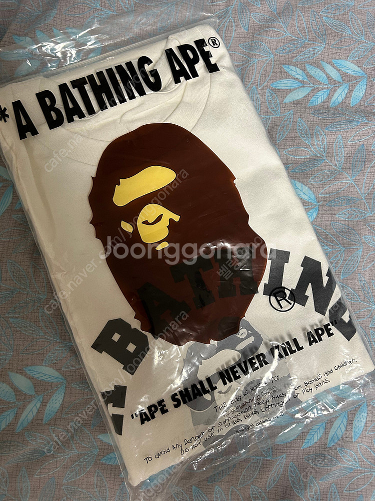 [새상품/2XL/택포] 베이프 컬리지 하라주쿠 티셔츠--1