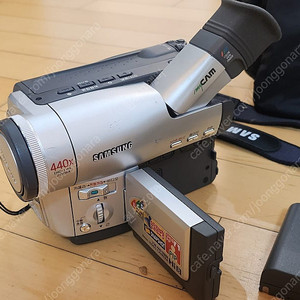 삼성 VM-400 8mm 디지털 비디오 캠코더 카메라 & 플레이스테이션2 가방
