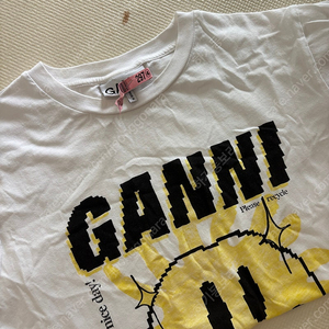 GANNI 가니 스마일 티셔츠 XS